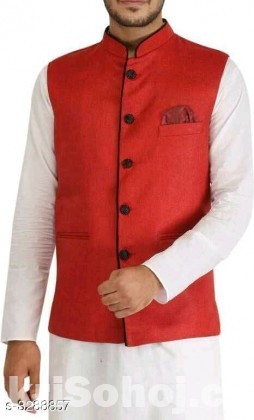 Divine Stylish Printed Men's Nehru Jackets Vol 10